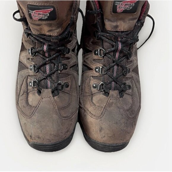 Red Wing Truhiker 6672 Steel Toe Waterproof Brown Work Boots Mens Size 11 E2 - Picture 11 of 14
